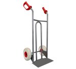 Diable acier incurvé à poignée ouverte DVPO – Capacité 250 kg