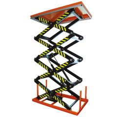 Table élévatrice électrique quadruple ciseaux 800 kg