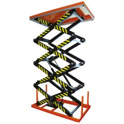 Table élévatrice électrique quadruple ciseaux 800 kg