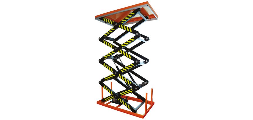 Table élévatrice électrique quadruple ciseaux 800 kg