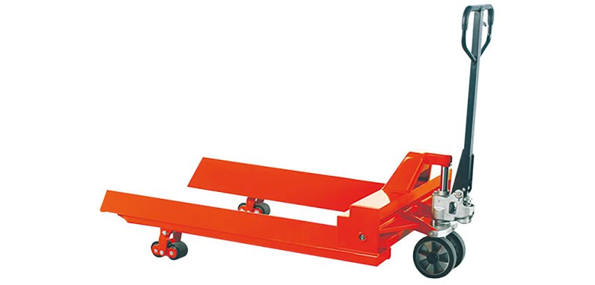 Transpalette manuel porte-bobine 2000 kg diamètre 1200/1500 mm