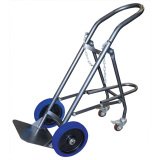 Diable porte 1 bouteille avec béquille escamotable 120 kg roues gonflables