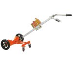 Diable porte-fût métal et plastique à rebord 450 kg