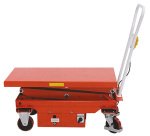 Table élévatrice semi-électrique 500 kg dimensions 1200 x 800 mm