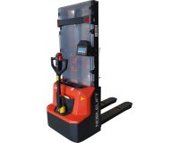 Gerbeur électrique lithium avec pesage précision 0.2% élévation 3600 mm charge 1200 kg