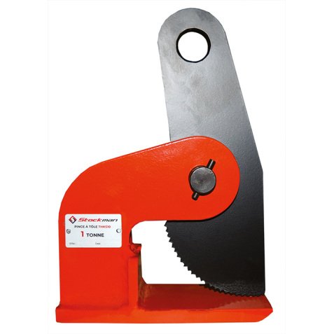 Pince grande stabilité à prise horizontale pour tôle plate 1000 kg ouverture max 60 mm