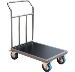 Chariot acier 600 x 800 mm 1 timon renforcé