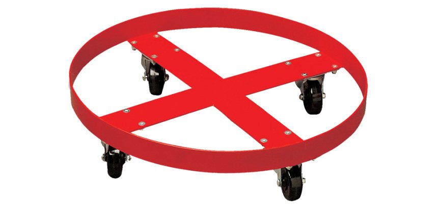 Chariot acier pour fût 410 kg