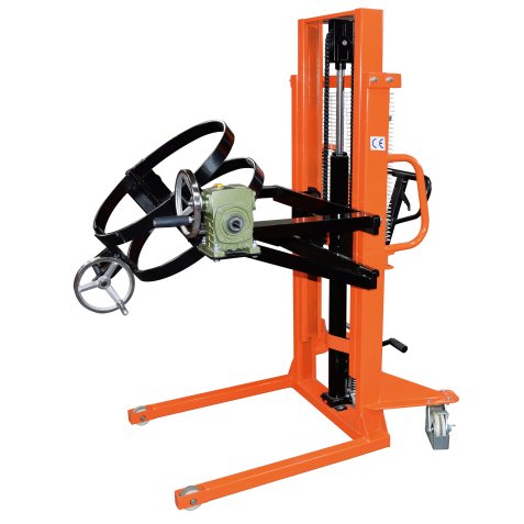 Gerbeur retourneur de fût métallique 350 kg hauteur levée 2385 mm