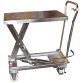 Table élévatrice manuelle inox 304 200 kg