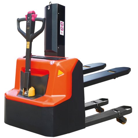 Gerbeur électrique lithium avec mât poutre et levée initiale 1200 kg élévation 800 mm
