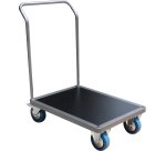 Chariot acier 600 x 800 mm 1 timon renforcé