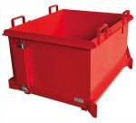 Benne à fond ouvrant 1100 litres