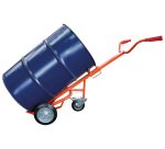 Diable porte-fût métal et plastique à rebord 400 kg