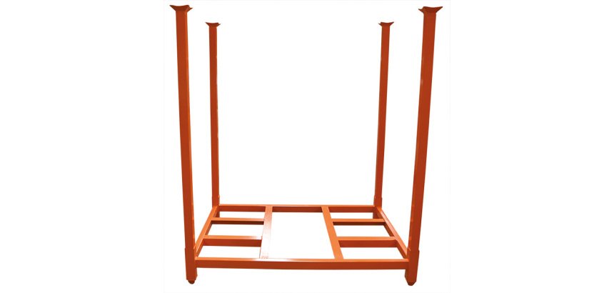 Rack mobile de stockage empilable 1800 kg hauteur des chandelles 914 mm