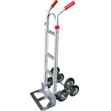 Diable aluminium trois roues monte-escalier 150 kg