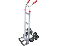 Diable aluminium trois roues monte-escalier 150 kg