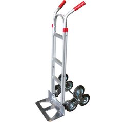 Diable aluminium trois roues monte-escalier 150 kg