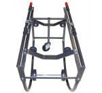 Chariot porte-fût basculant acier 300 kg