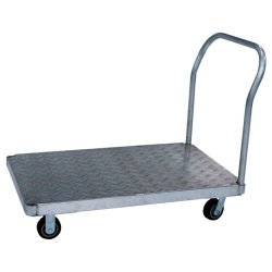 Chariot aluminium charge lourde 900 kg plateau 915 x 610 mm