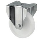 Jeu de roues 2 fixes + 2 pivotantes nylon
