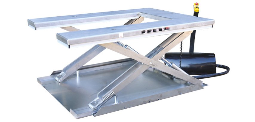 Table élévatrice électrique inox plateau en U 600 kg