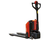 Transpalette électrique lithium 1500 kg  1150 mm / 540 mm équipé roue crantée Batterie 20Ah