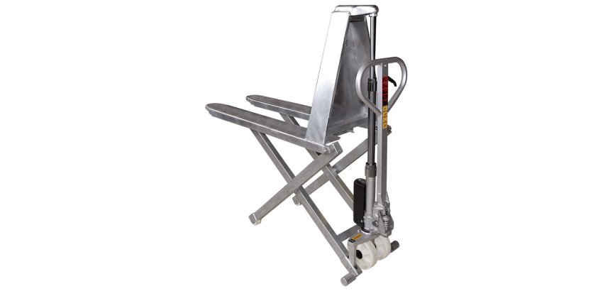 Transpalette manuel haute levée galvanisé 1000 kg