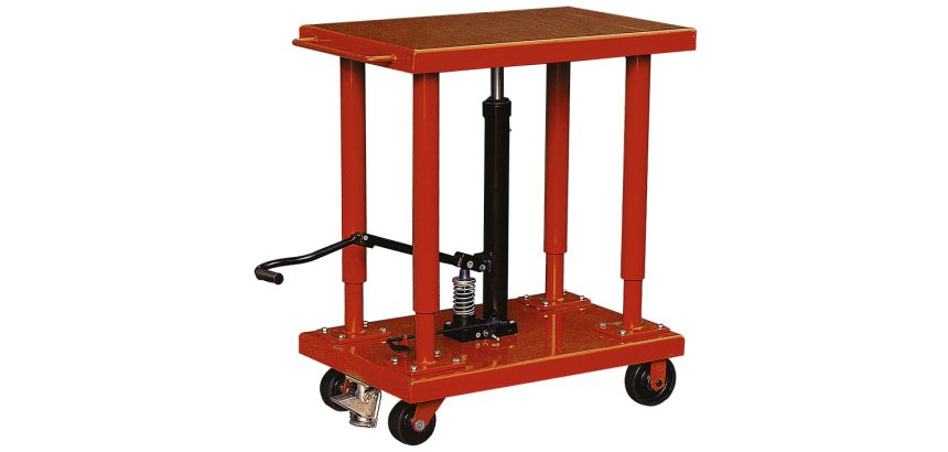 Table hydraulique de mise à niveau