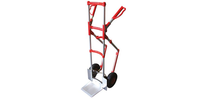 Diable aluminium brasseur bavette rabattable 300 kg