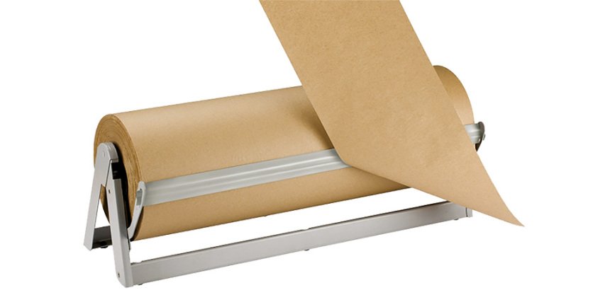 Dérouleur / coupeur rouleau papier horizontal longueur maxi rouleau 920 mm