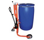 Chariot porte-fût 220 litres à rebord 250 kg largeur 610 mm
