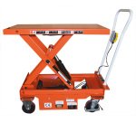 Table élévatrice semi-électrique