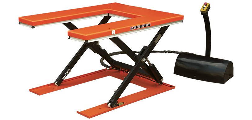 Table élévatrice électrique plateau en U 1000 kg
