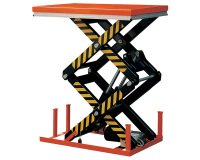 Table élévatrice électrique double ciseaux