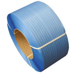 Feuillard polypropylène PP 12x0,63 mm resistance 145 kg BLEU - par 2 bobines