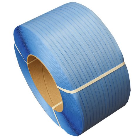 Feuillard polypropylène PP 12x0,63 mm resistance 145 kg BLEU - par 2 bobines