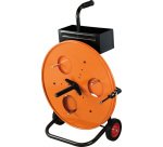 Dévidoir mobile multiformat pour feuillards PP et PET