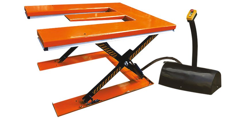 Table élévatrice électrique plateau en E 1000 kg