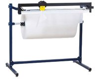 Dérouleur / coupeur pour papier, film à bulle et mousse longueur maxi 1550 mm 1 rouleau
