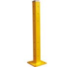 Poteau et lisse de protection poteau hauteur 480 mm centre