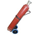 Diable pour charge cylindrique 200 kg roues caoutchouc noir (RSN)