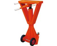 Vérin stabilisateur 45000 kg plaque d'appuie 153 x 612 mm