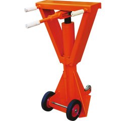 Vérin stabilisateur 45000 kg plaque d'appuie 153 x 612 mm