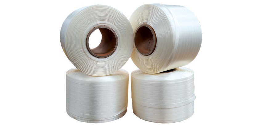 Feuillard textile 13 mm resistance 370 kg - vendu par 4 bobines