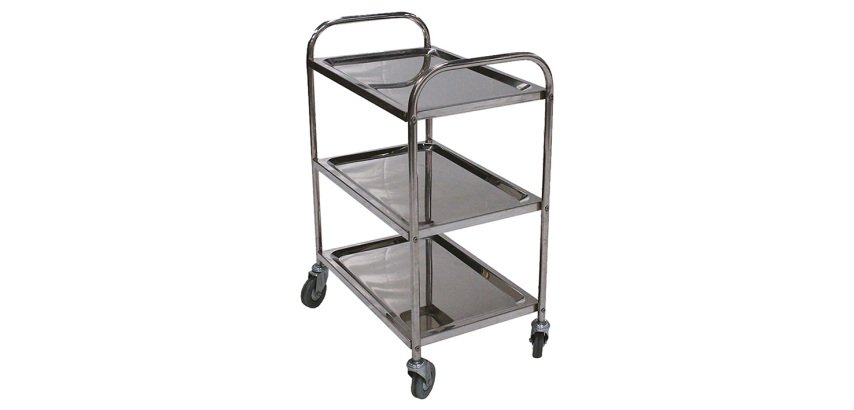 Servante inox 304 100 kg différents nombre de plateaux