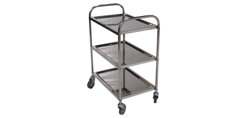 Servante inox 304 100 kg différents nombre de plateaux