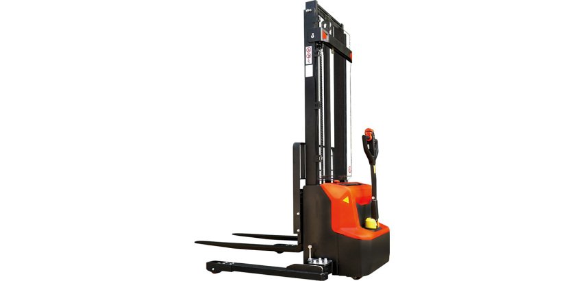 Gerbeur électrique lithium longerons encadrants capacité 1200 kg levée 1514 mm