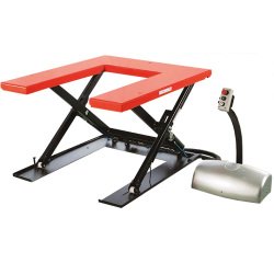 Table élévatrice électrique plateau en U économique 1000 kg
