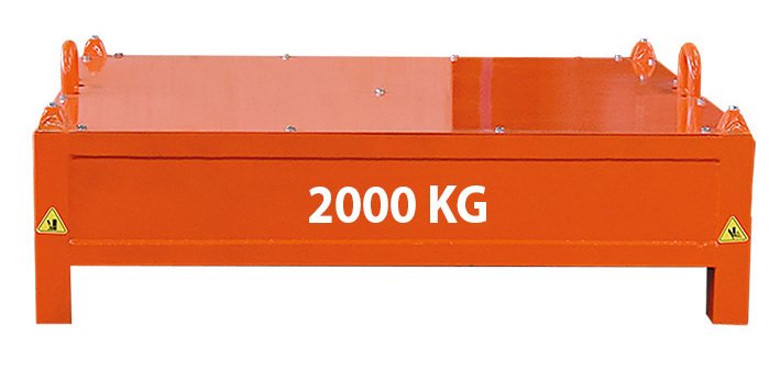 Gueuse de contrôle 2000 kg